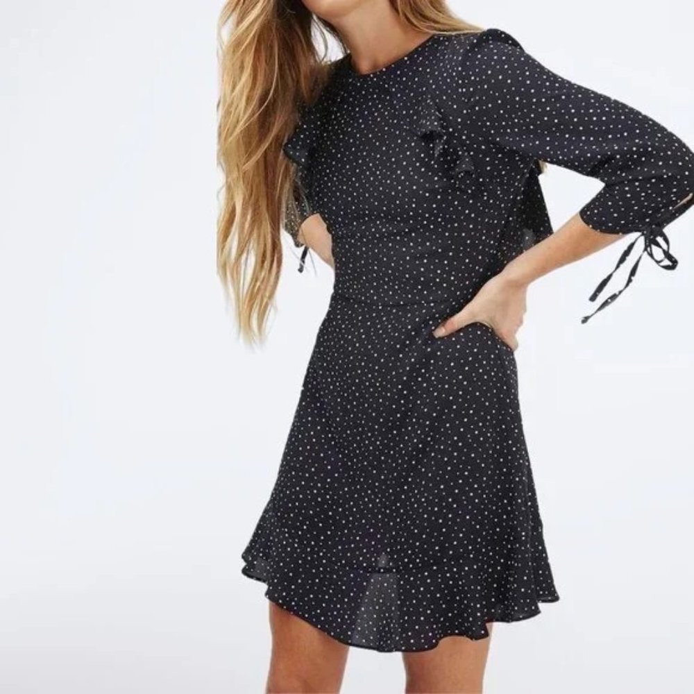 TOPSHOP Star Ruffle Dress - Picture 2 of 7